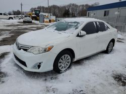 Salvage cars for sale from Copart Ham Lake, MN: 2012 Toyota Camry Base