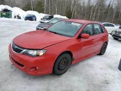 Subaru Impreza 2.5i salvage cars for sale: 2008 Subaru Impreza 2.5I