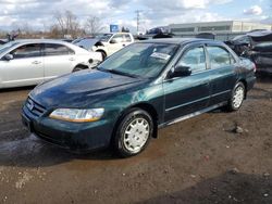 Salvage cars for sale at Chicago Heights, IL auction: 2001 Honda Accord LX