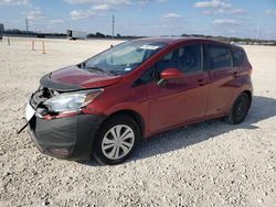 Salvage cars for sale at New Braunfels, TX auction: 2017 Nissan Versa Note S