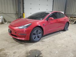 Salvage cars for sale at West Mifflin, PA auction: 2022 Tesla Model 3