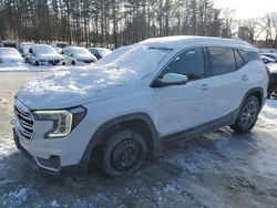 Salvage cars for sale at North Billerica, MA auction: 2022 GMC Terrain SLT