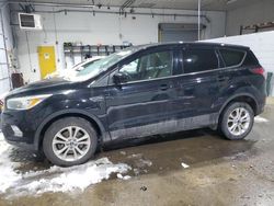 Salvage cars for sale at Candia, NH auction: 2017 Ford Escape SE