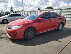 Carros salvage a la venta en subasta: 2014 Toyota Camry L