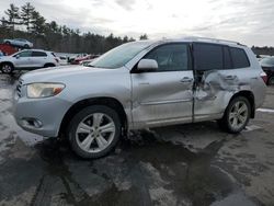 Salvage cars for sale at Windham, ME auction: 2010 Toyota Highlander Limited