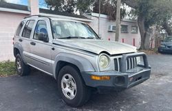 Jeep Liberty salvage cars for sale: 2002 Jeep Liberty Sport