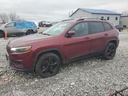 Jeep salvage cars for sale: 2019 Jeep Cherokee Latitude Plus