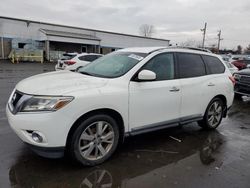 Salvage cars for sale at New Britain, CT auction: 2013 Nissan Pathfinder S