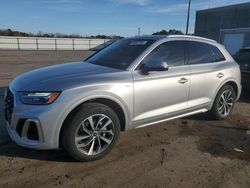 Salvage cars for sale at Fredericksburg, VA auction: 2022 Audi Q5 Premium Plus 45