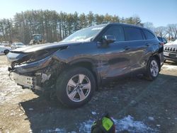 Salvage cars for sale at North Billerica, MA auction: 2023 Toyota Highlander Hybrid LE