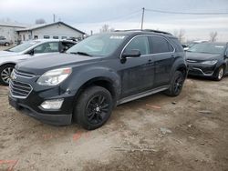 Chevrolet Equinox lt salvage cars for sale: 2017 Chevrolet Equinox LT