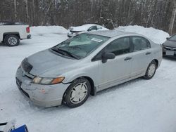 Honda salvage cars for sale: 2008 Honda Civic DX-G