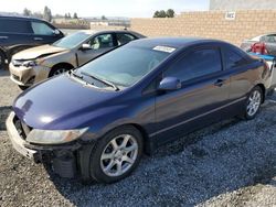 Salvage cars for sale at Mentone, CA auction: 2009 Honda Civic LX