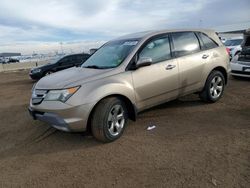 Salvage cars for sale at auction: 2007 Acura MDX Sport