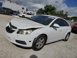 Vehiculos salvage en venta de Copart Opa Locka, FL: 2013 Chevrolet Cruze LT