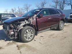 Salvage cars for sale at Bridgeton, MO auction: 2017 Cadillac XT5 Luxury