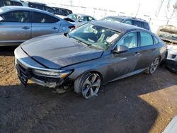 Salvage cars for sale at Elgin, IL auction: 2020 Honda Accord Touring