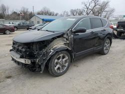 Salvage cars for sale at Wichita, KS auction: 2018 Honda CR-V EXL