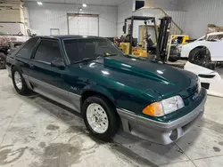 Salvage cars for sale at Sikeston, MO auction: 1992 Ford Mustang GT