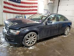 Salvage cars for sale at Lyman, ME auction: 2013 Audi A4 Premium Plus