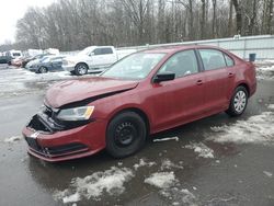 Salvage cars for sale at Glassboro, NJ auction: 2016 Volkswagen Jetta S