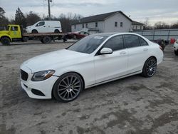 Mercedes-Benz c300 salvage cars for sale: 2015 Mercedes-Benz C300