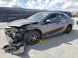 Salvage cars for sale at Orlando, FL auction: 2021 Toyota Camry SE