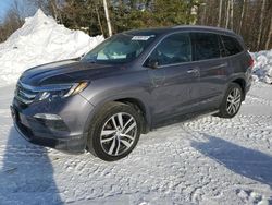 Salvage cars for sale from Copart Cookstown, ON: 2017 Honda Pilot Touring