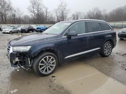 Salvage cars for sale at Ellwood City, PA auction: 2017 Audi Q7 Premium Plus