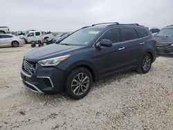 Salvage cars for sale at Taylor, TX auction: 2017 Hyundai Santa FE SE