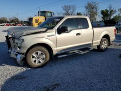 Salvage cars for sale at Riverview, FL auction: 2017 Ford F150 Super Cab