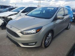 Salvage cars for sale at Dyer, IN auction: 2015 Ford Focus SE