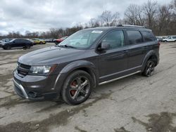 Salvage cars for sale at Ellwood City, PA auction: 2016 Dodge Journey Crossroad