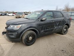 Salvage cars for sale at Elgin, IL auction: 2017 Ford Explorer Police Interceptor