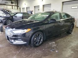 Salvage cars for sale at Chicago Heights, IL auction: 2018 Ford Fusion SE