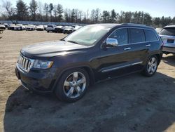 Salvage cars for sale at Finksburg, MD auction: 2012 Jeep Grand Cherokee Overland