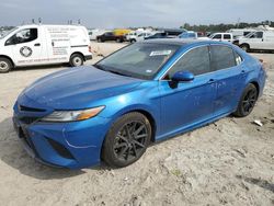 Salvage cars for sale at Houston, TX auction: 2018 Toyota Camry XSE