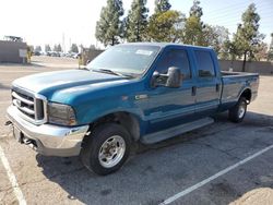 Salvage cars for sale at Rancho Cucamonga, CA auction: 2001 Ford F350 SRW Super Duty