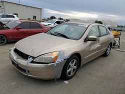 Salvage cars for sale at Martinez, CA auction: 2005 Honda Accord EX