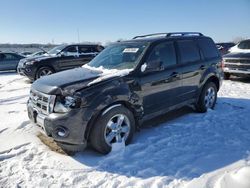 Salvage cars for sale at Kansas City, KS auction: 2011 Ford Escape Limited