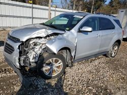 Salvage cars for sale at Hampton, VA auction: 2017 Chevrolet Equinox LT