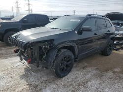 Salvage cars for sale at Elgin, IL auction: 2018 Jeep Cherokee Trailhawk