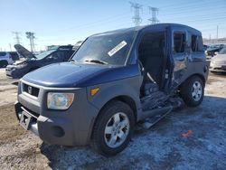 Salvage cars for sale at Elgin, IL auction: 2003 Honda Element EX