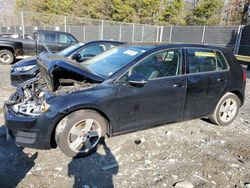 Salvage cars for sale at auction: 2017 Volkswagen Golf S