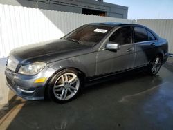 Salvage cars for sale at West Palm Beach, FL auction: 2013 Mercedes-Benz C 250