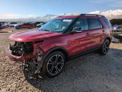 Salvage cars for sale at Magna, UT auction: 2015 Ford Explorer Sport