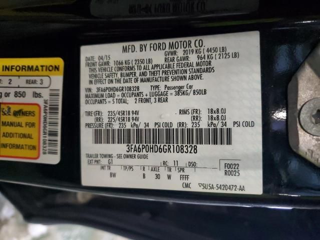 2016 Ford Fusion SE