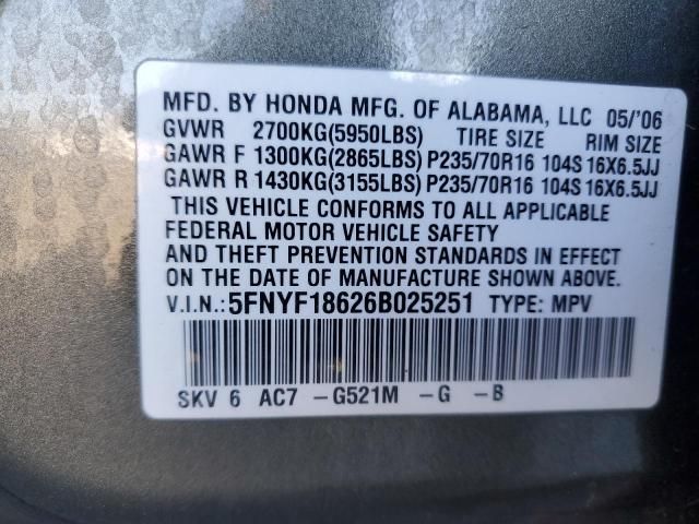 2006 Honda Pilot EX