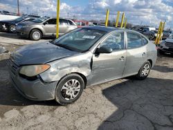 Salvage cars for sale from Copart Indianapolis, IN: 2010 Hyundai Elantra Blue