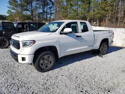 Salvage trucks for sale at Fairburn, GA auction: 2017 Toyota Tundra Double Cab SR